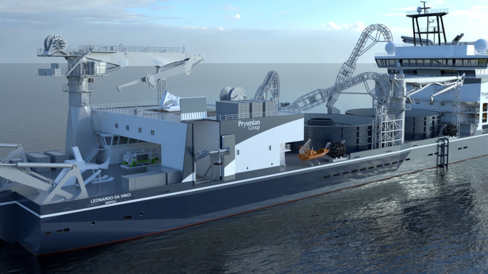 36,400 tons: World’s largest cable-laying vessel begins Phase 2 to link UK-Germany