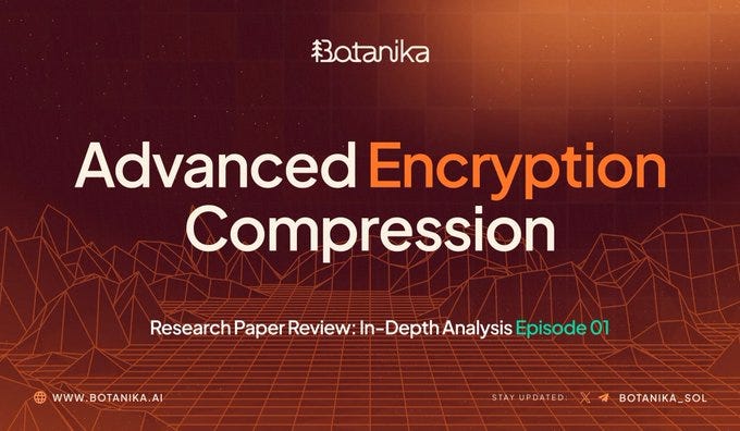 Advanced Encryption Compression (Part 1)