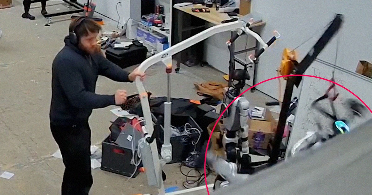 Alarming Video Shows Experimental Fighting Robot Thrashing Uncontrollably