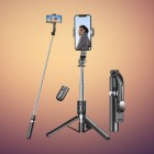 Anzeige: Selfie-Stick mit Bluetooth, Stativ, Licht für nur 14,39 Euro