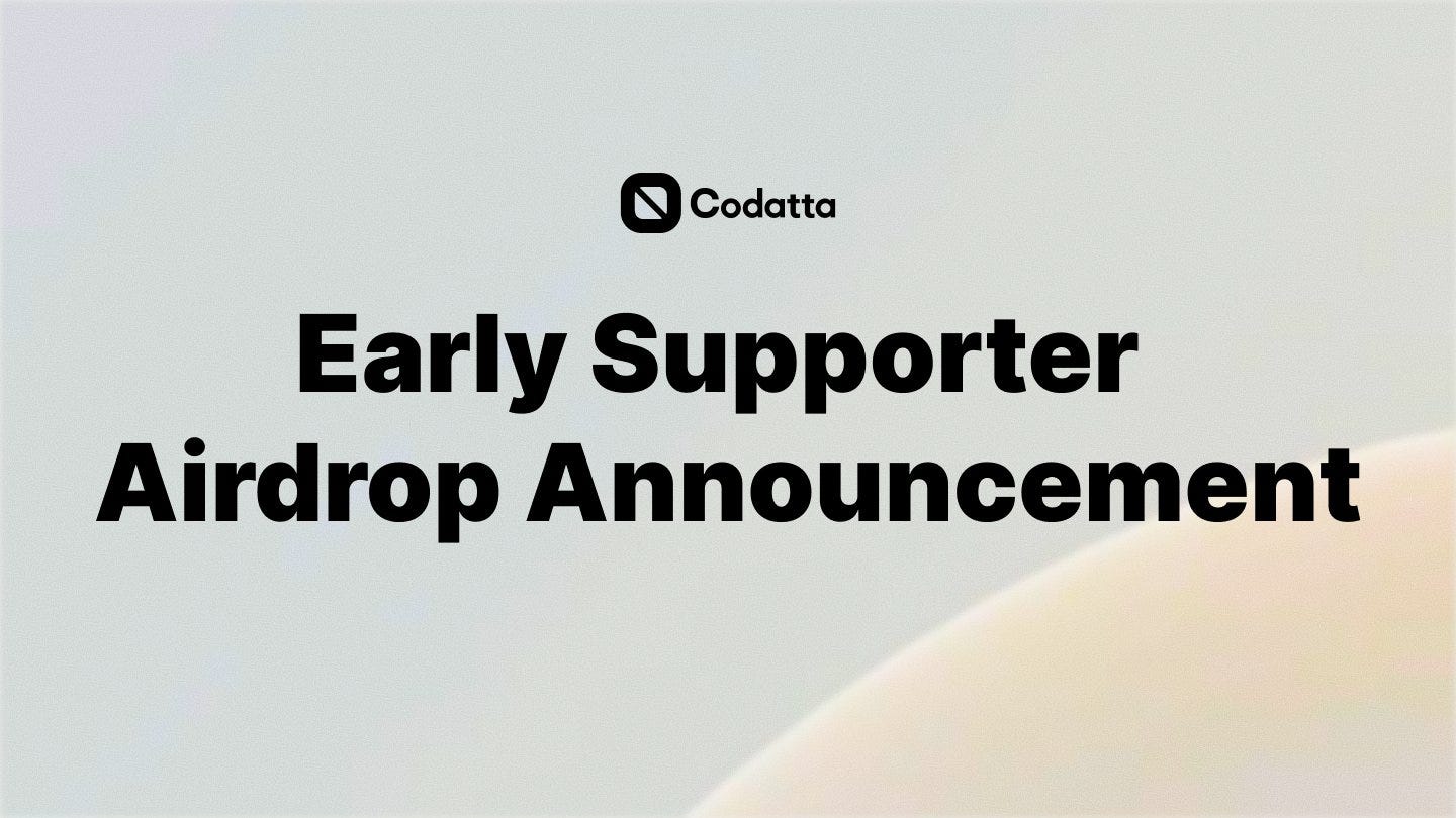 Codatta Launches Its First Official Airdrop: A Tribute to the Community That Built the Foundation