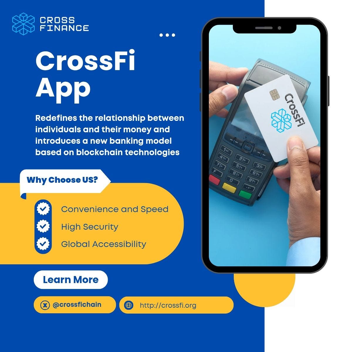 CrossFi app where cryptocurrencies meet real life