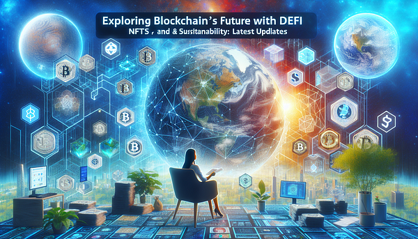 Exploring Blockchain’s Future with DeFi, NFTs, and Sustainability: Latest Updates.