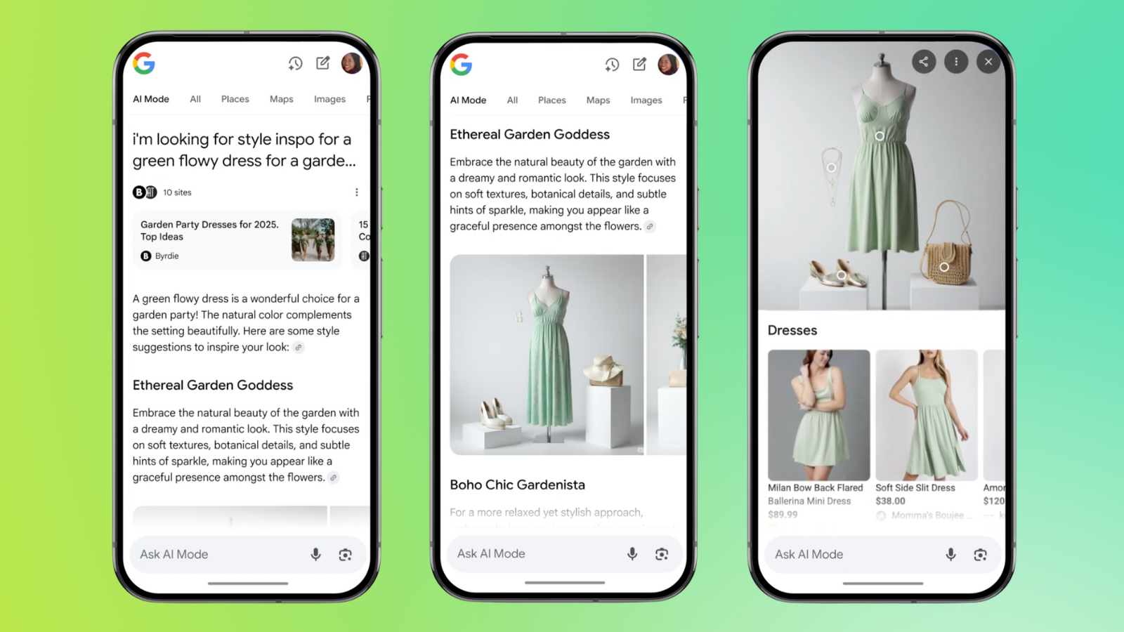 Google AI Mode wants to be your personal stylist and interior decorator