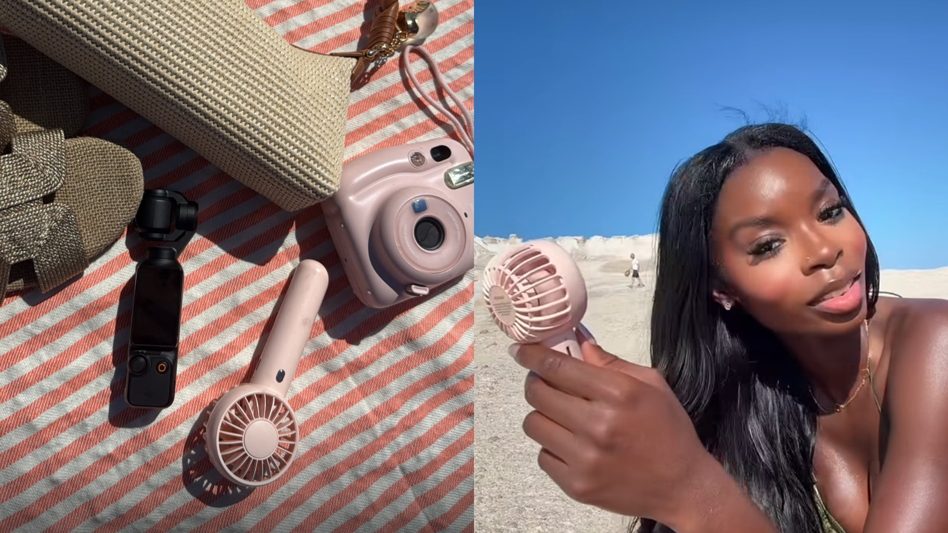 I found the camera Nicolandria are using to capture their Greek getaway — plus the fan keeping them cool