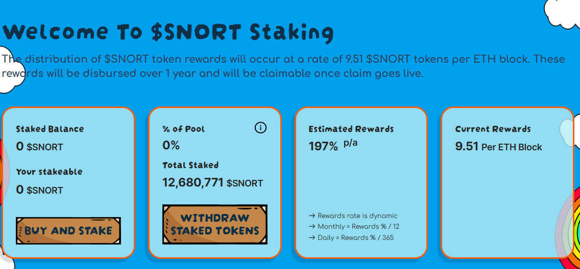 Is $SNORT Token Presale a Notable Staking Opportunity? Early Participants Report High APY