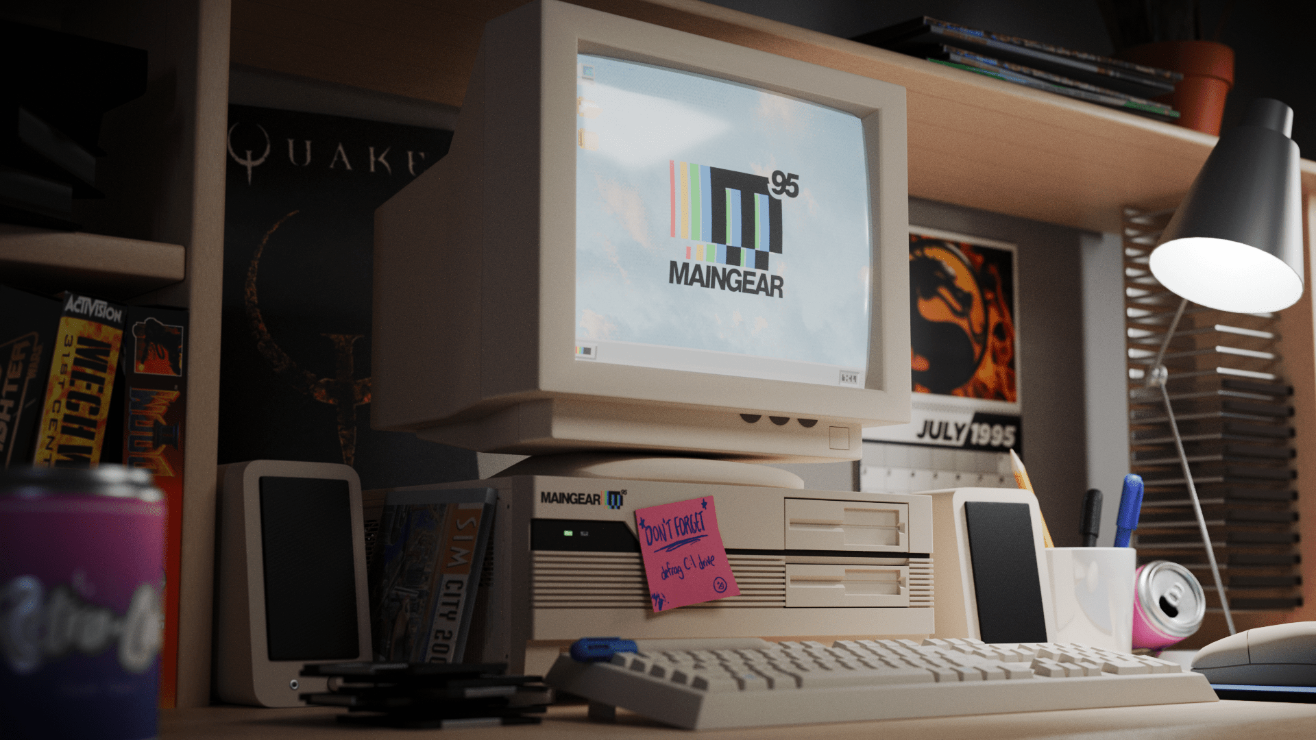 Maingear’s Retro95 combines ’90s-era PC design with modern specs