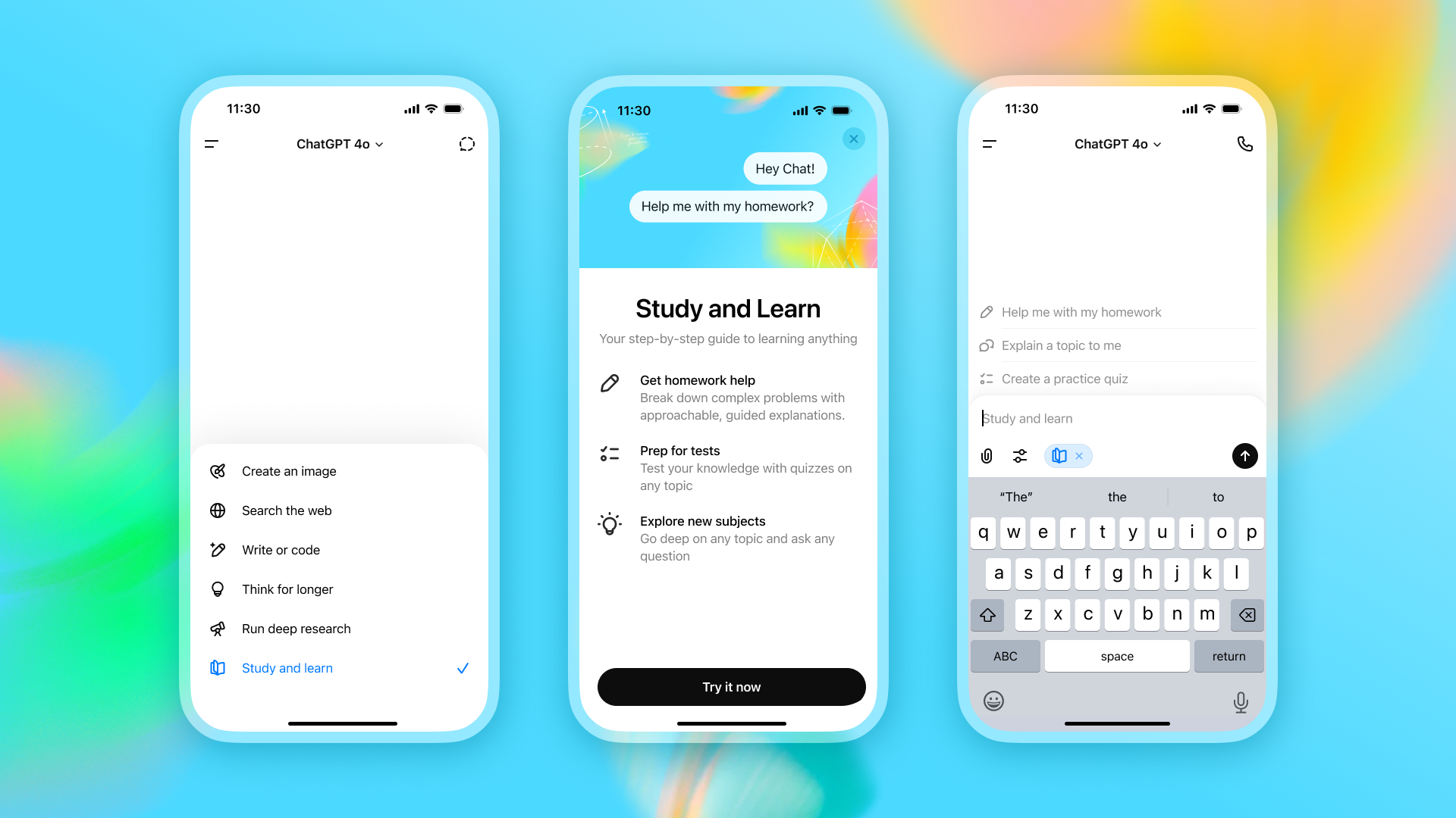 OpenAI launches study mode for ChatGPT, turning the bot into a teacher
