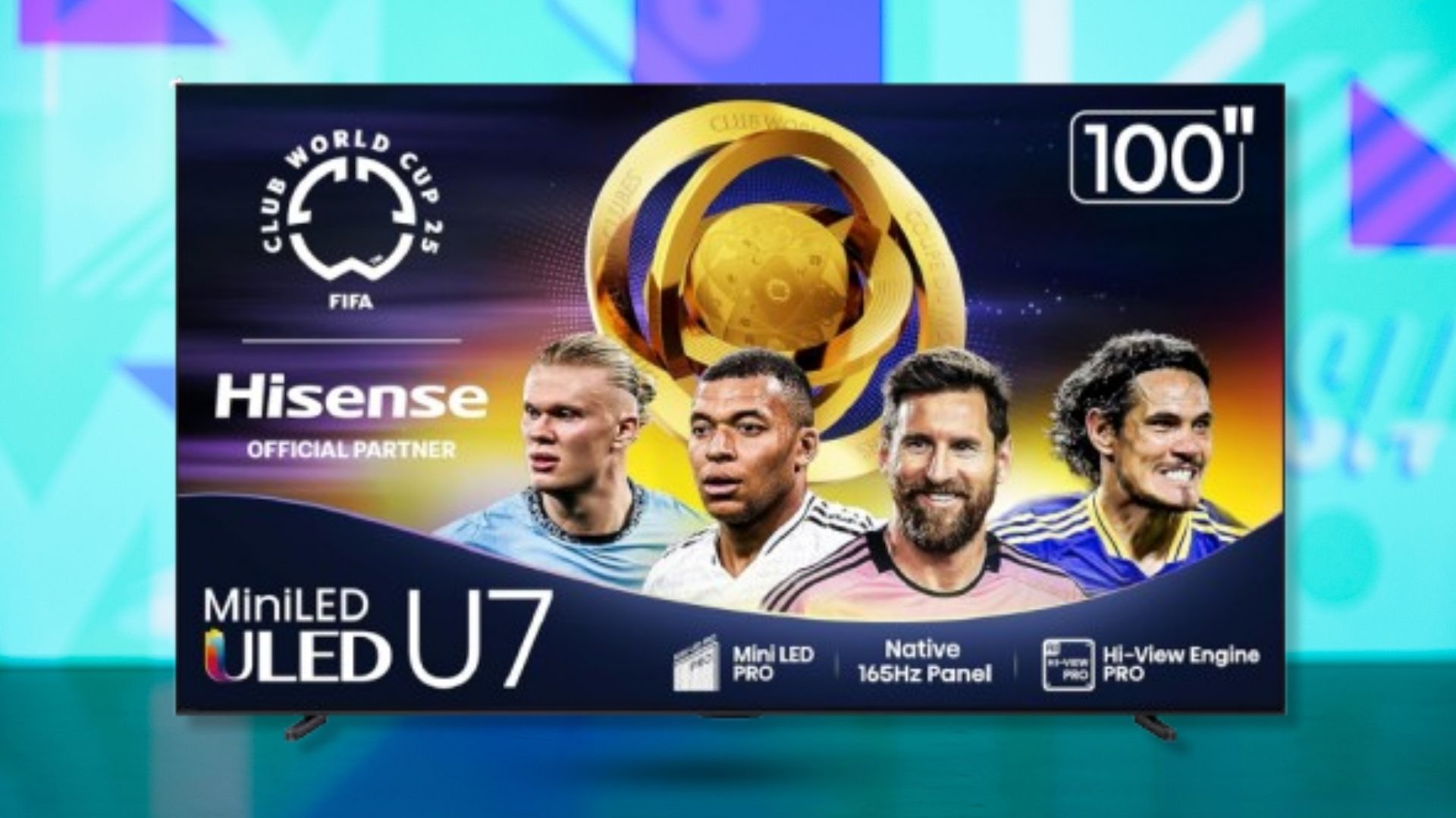 Save over $2,500 on this enormous 100-inch Hisense U7 Mini-LED TV at Amazon