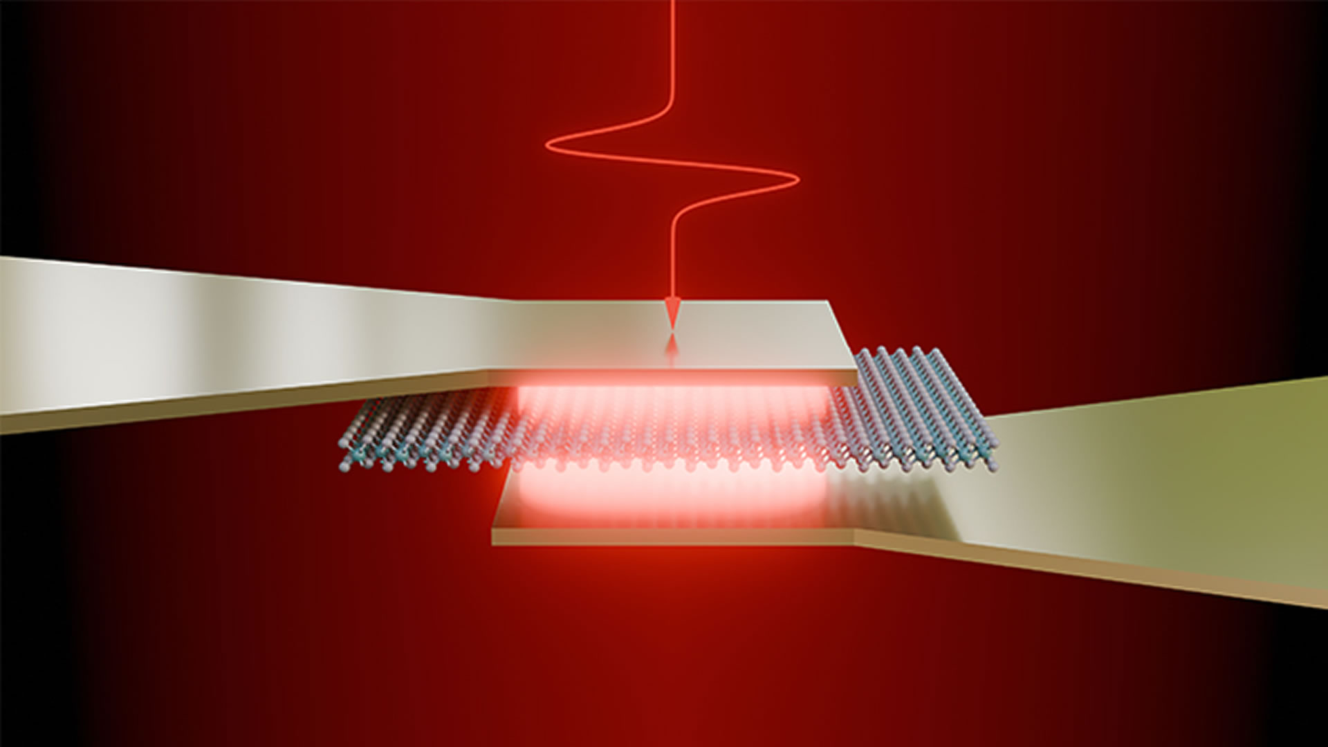 Scientists control atomically thin semiconductors using ultrashort pulses of terahertz light