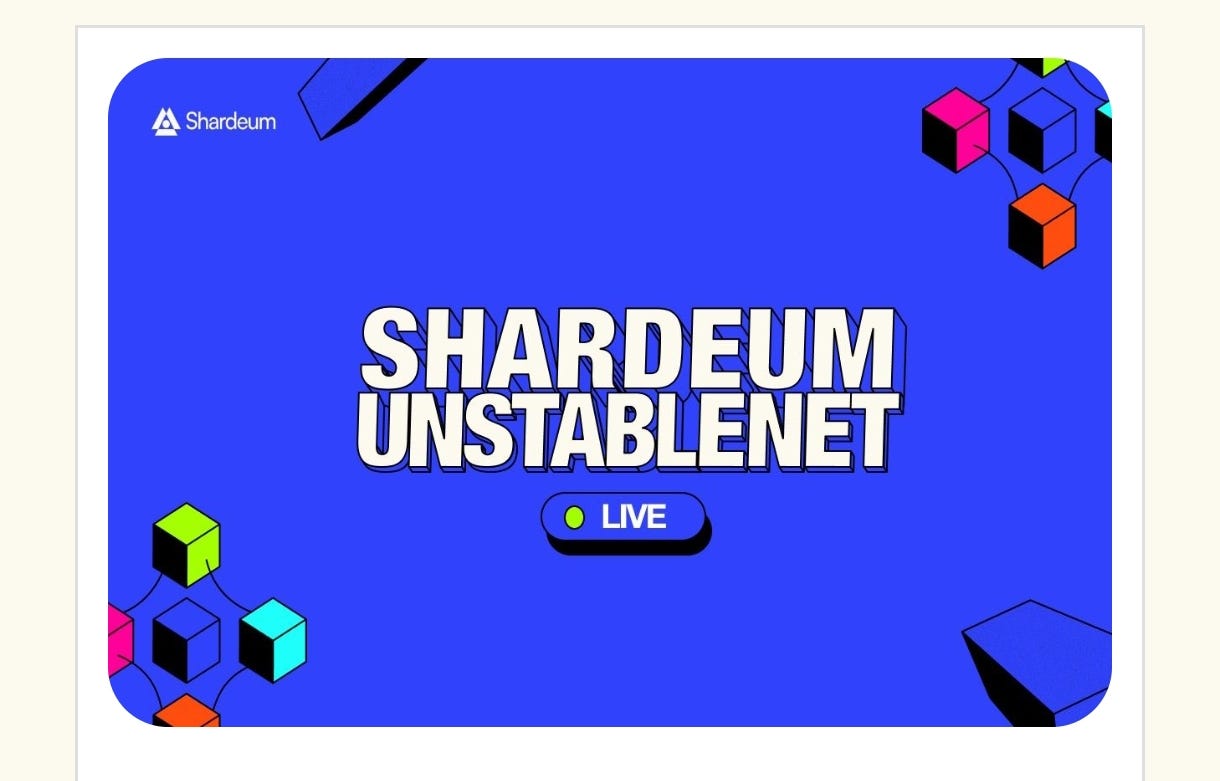 Shardeum Unstablenet: Testnet per Smart Contract ora attivo