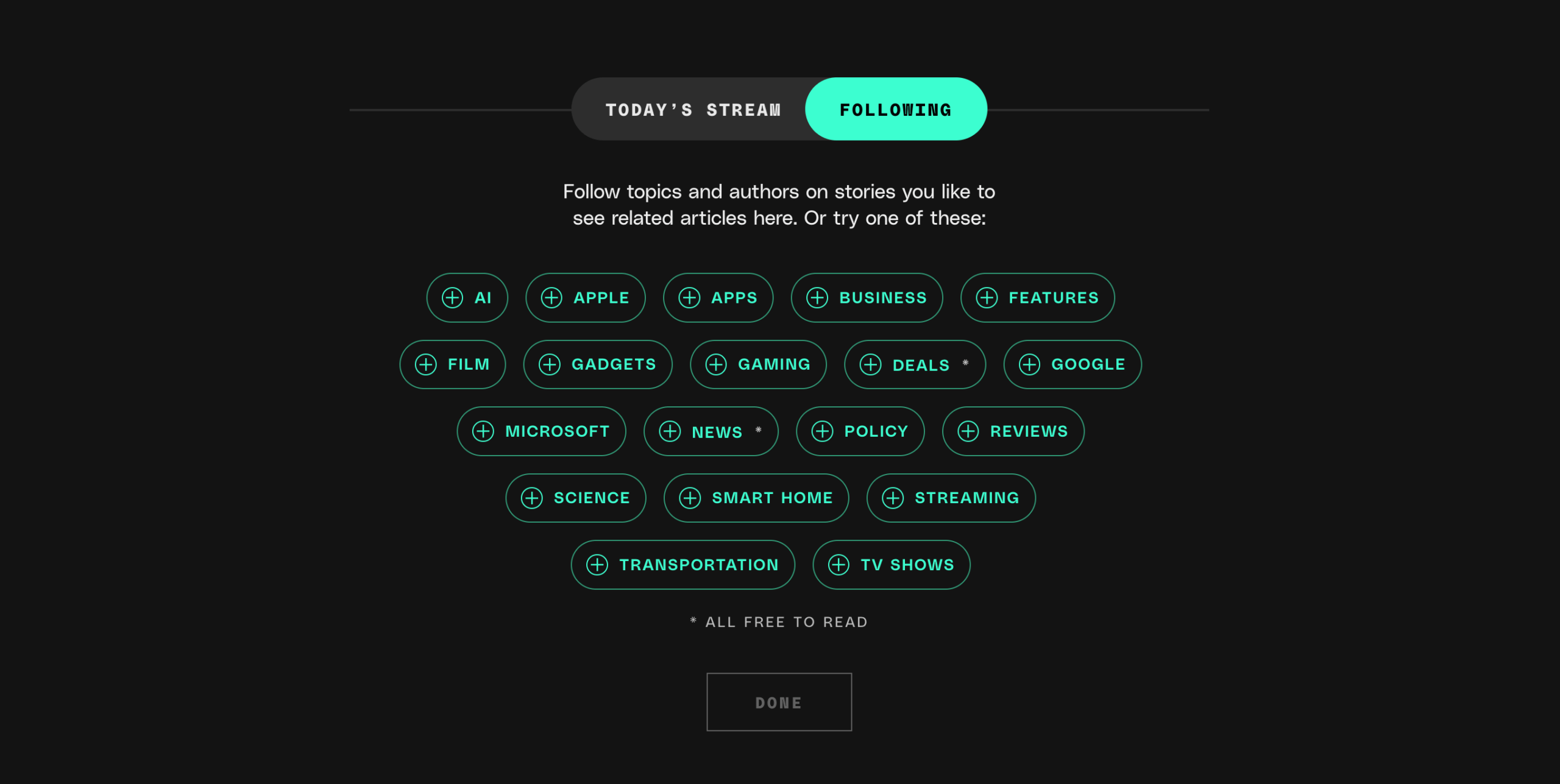 The Verge is getting way more personal with following feeds