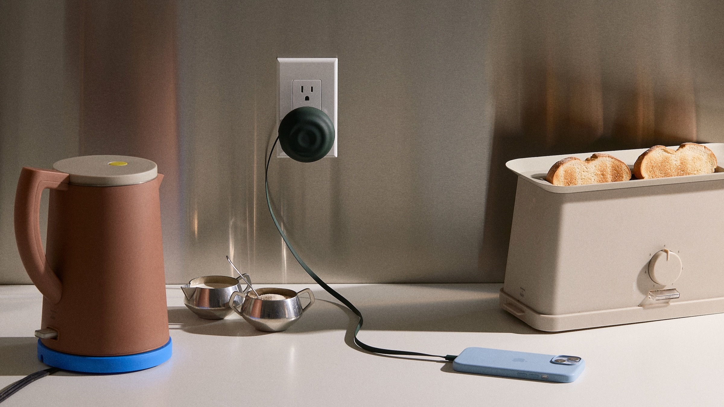 This chic little charger solves the biggest problem with wall chargers