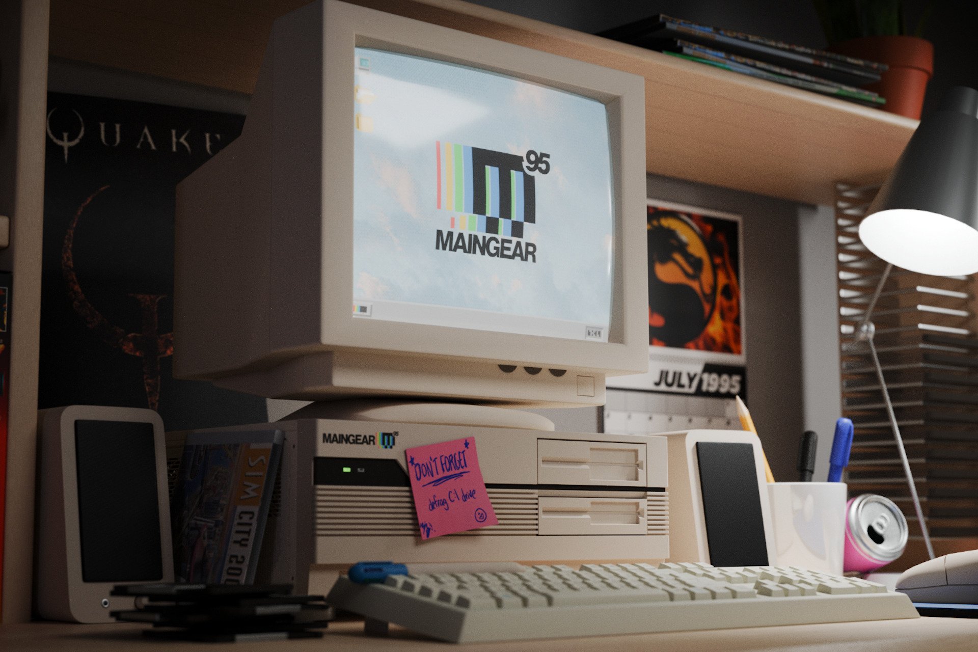 This Retro PC Case Gives Your Gaming Rig Big Windows 95 Energy