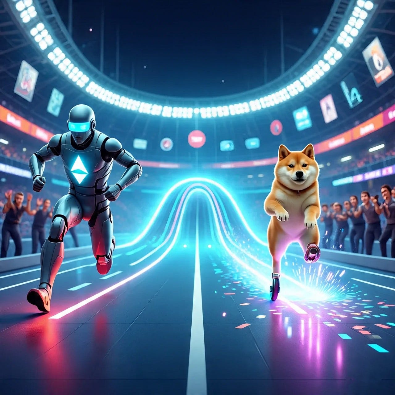 Which Cryptocurrency Will Double Faster? Ethereum vs. Dogecoin.