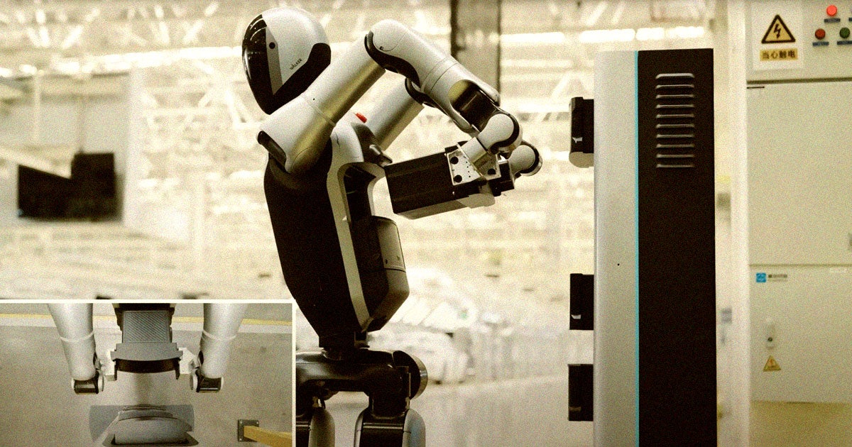 Wild Video Shows Robot Changing Its Own Battery