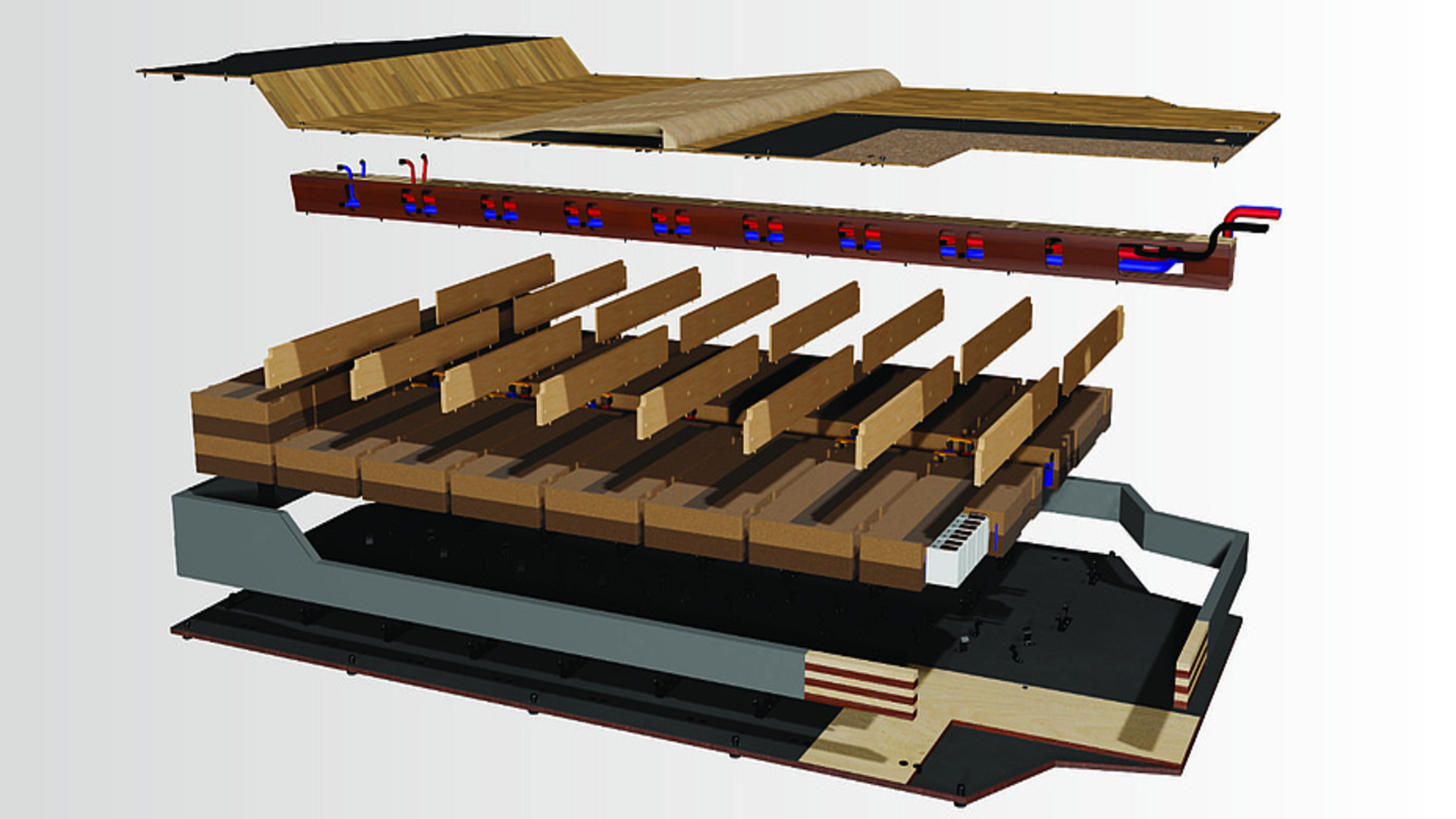 Wood-steel EV battery case beats Tesla in 2,372°F fire test, runs 212°F cooler