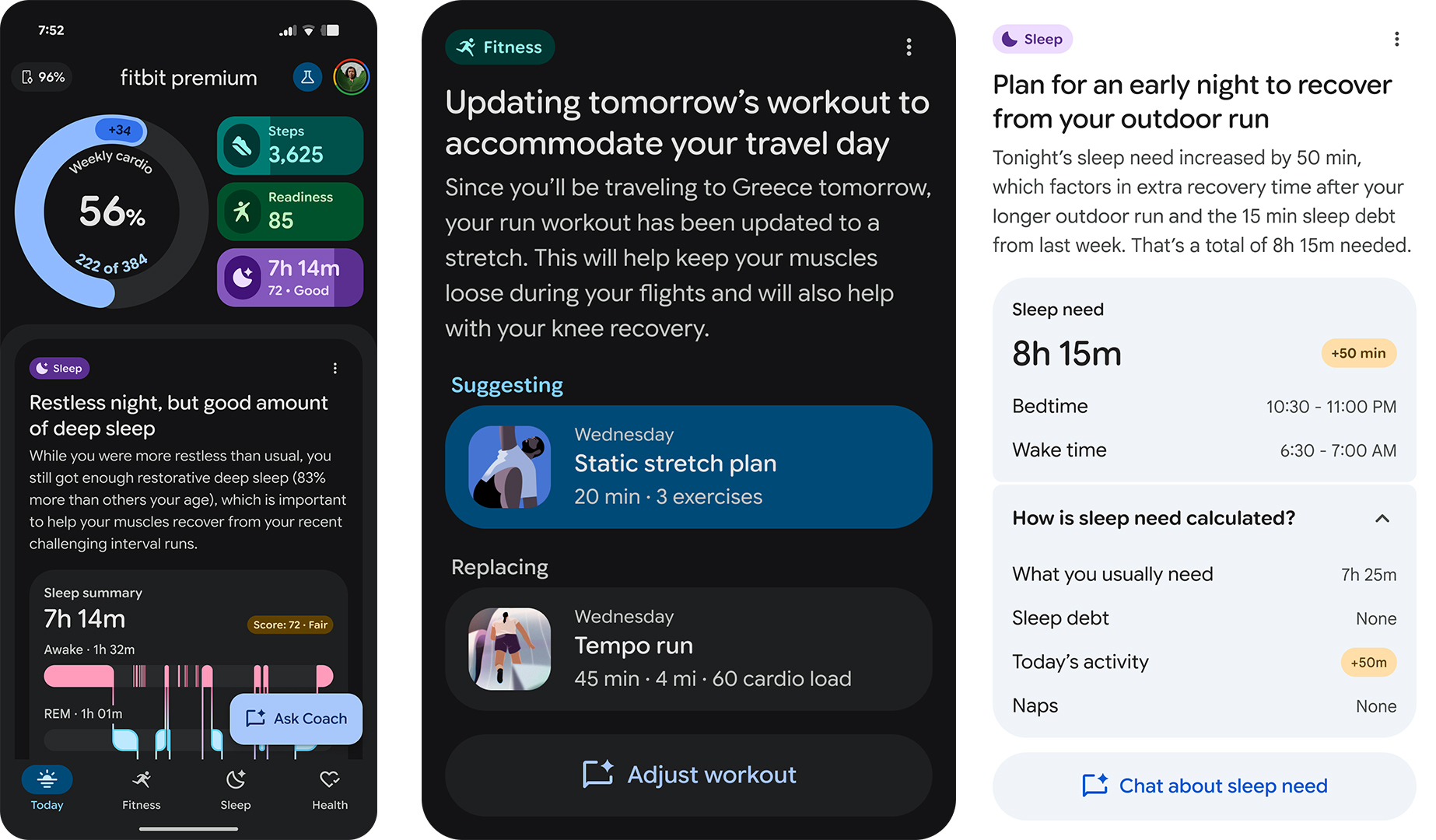 A closer look at Google’s AI health coach and the redesigned Fitbit app