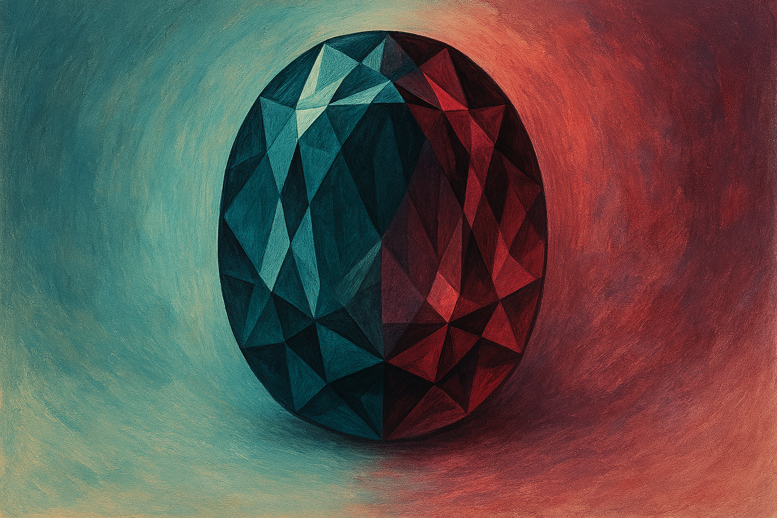 A digital canvas portraying Alexandrite’s color transformations. #CyberGems #NFT #EternalMemories
