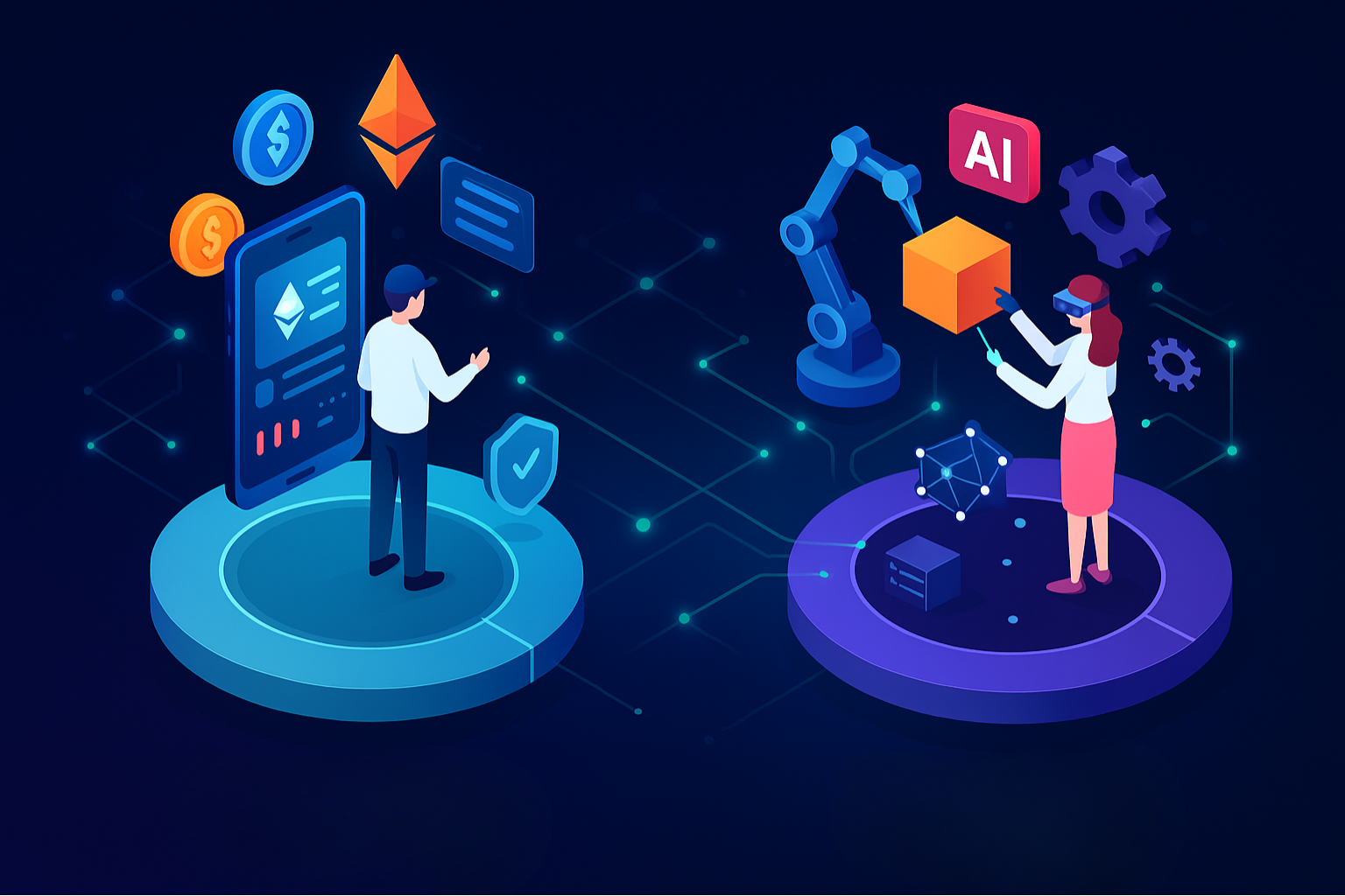 AI Meets Blockchain: Building the Intelligent, Decentralized Future