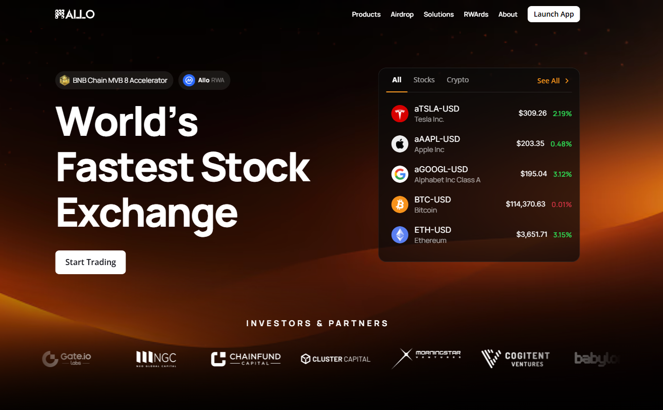 Allo and the Future of Tokenized Stock Exchanges