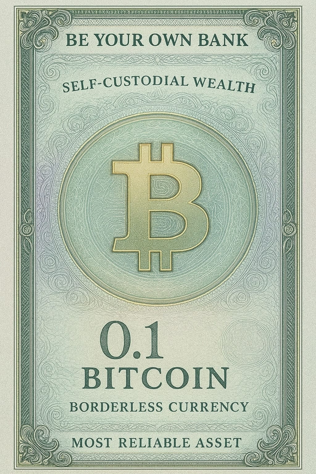 Bitcoin Currency Notes, Bank Note legal Tender Money Bills Bitwallets.org