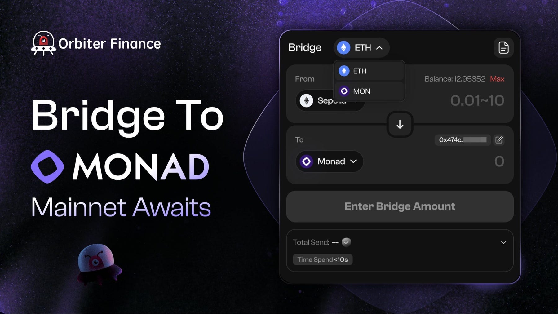 Bridging to the Future: Monad Testnet Now Live on Orbiter Finance