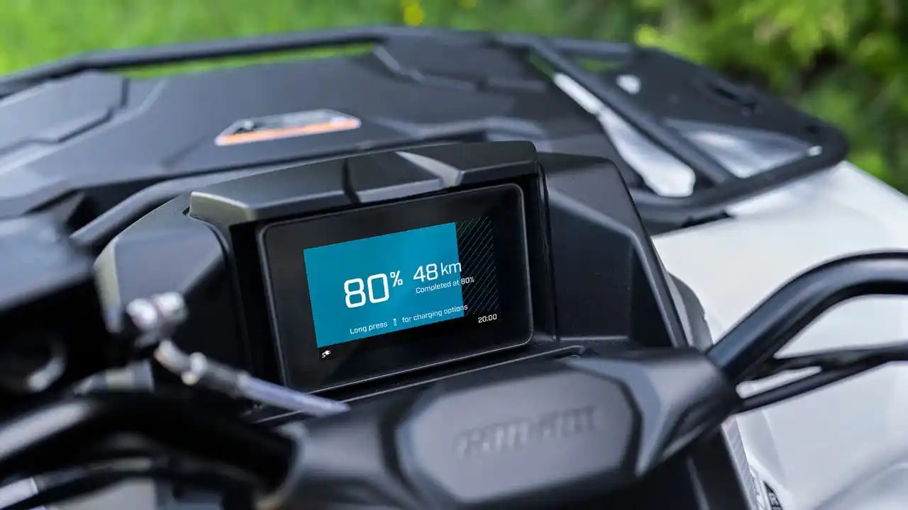 Can-Am’s first electric ATV can haul more than its gas models