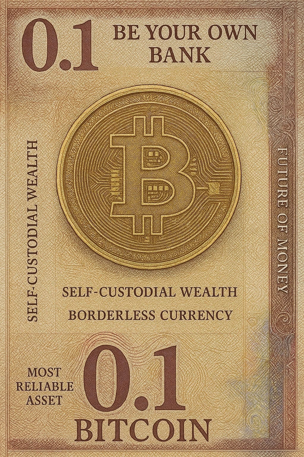Create Your Own Crypto Currency Note with Custom Designs at Bitwallets.org
