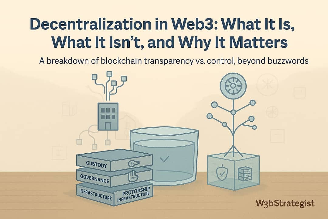 Decentralization in Web3: What It Is, What It Isn’t, and Why It Matters