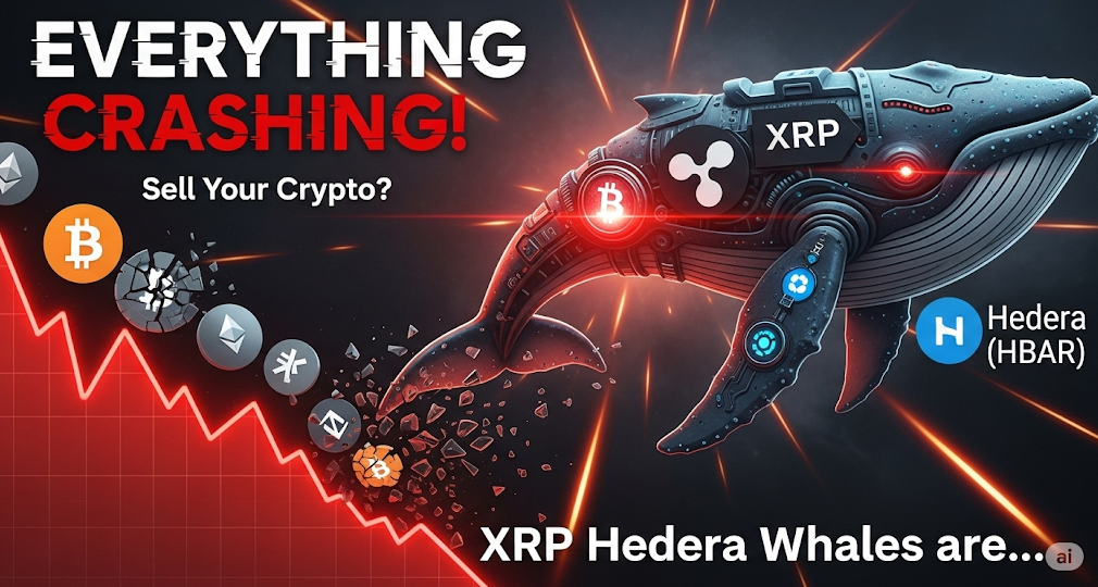 EVERTHING CRASHING! Sell Your Crypto? XRP Hedera Whales are…