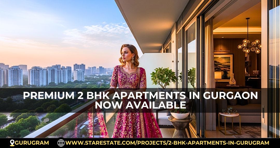 Find Luxury 2 BHK Apartments For Sale In Gurgaon