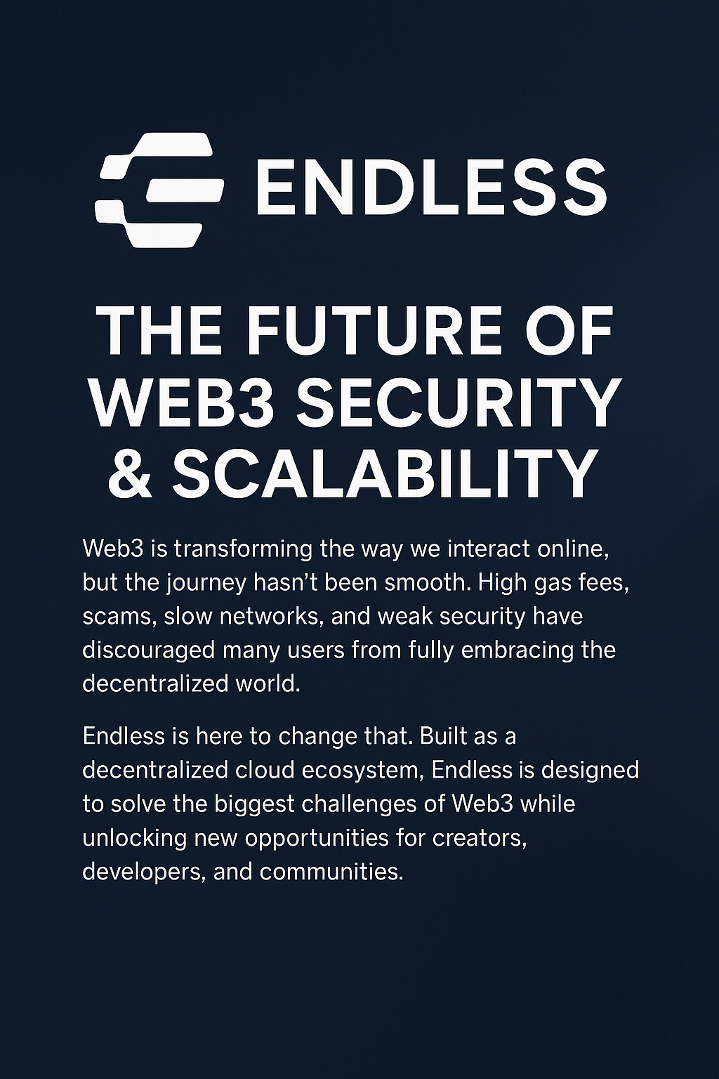 How Endless is Redefining Web3 Security & Speed