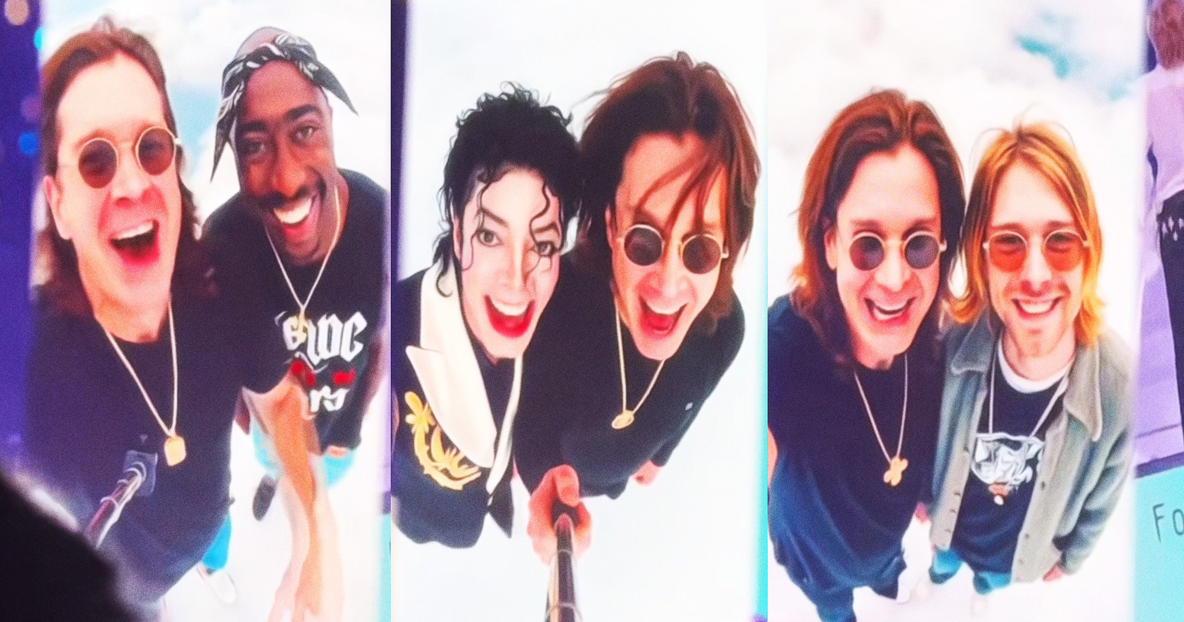 Rod Stewart Revives Selfie Stick-Wielding Ozzy Osbourne In Disgusting AI Slop Video