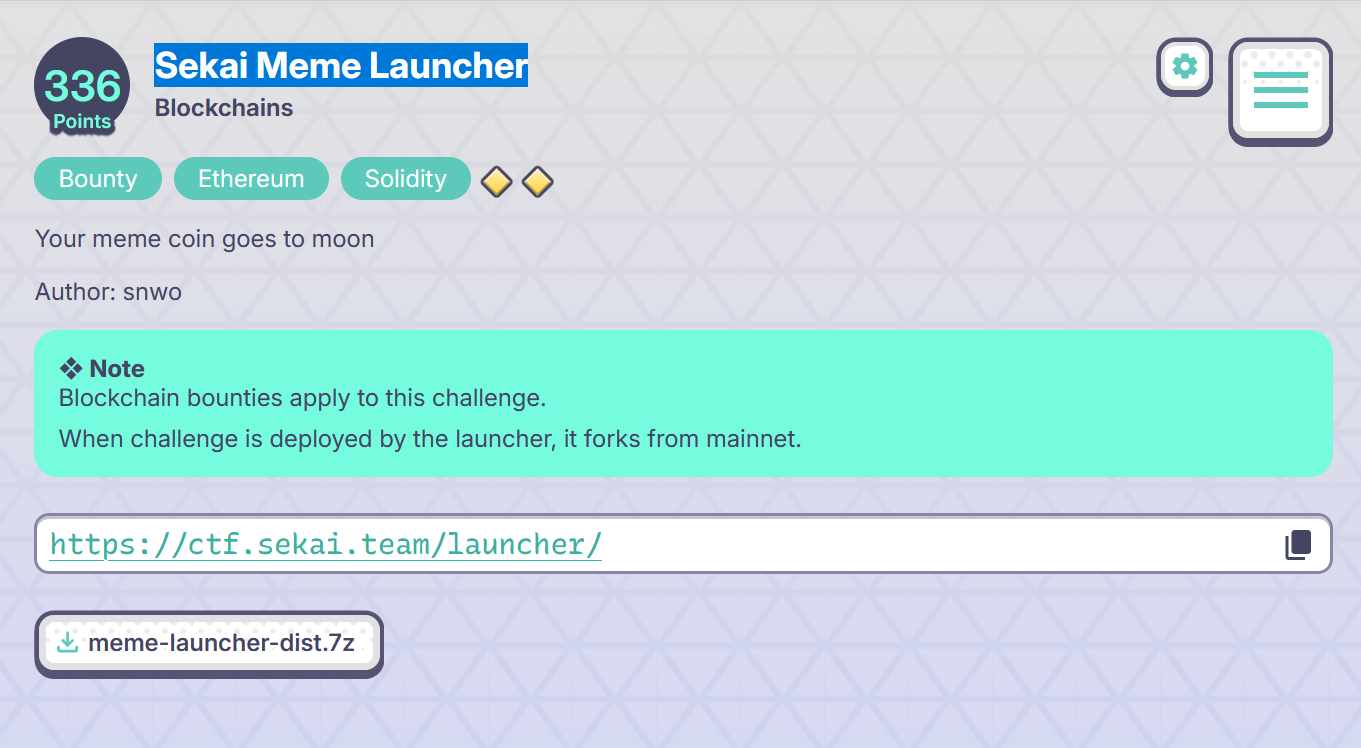 SekaiCTF2025 Sekai Meme Launcher Writeup
