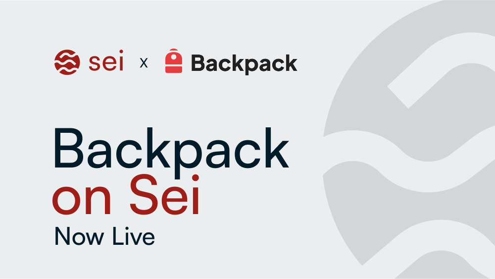 The Crypto World Just Got Faster: Backpack Wallet Joins Sei Network