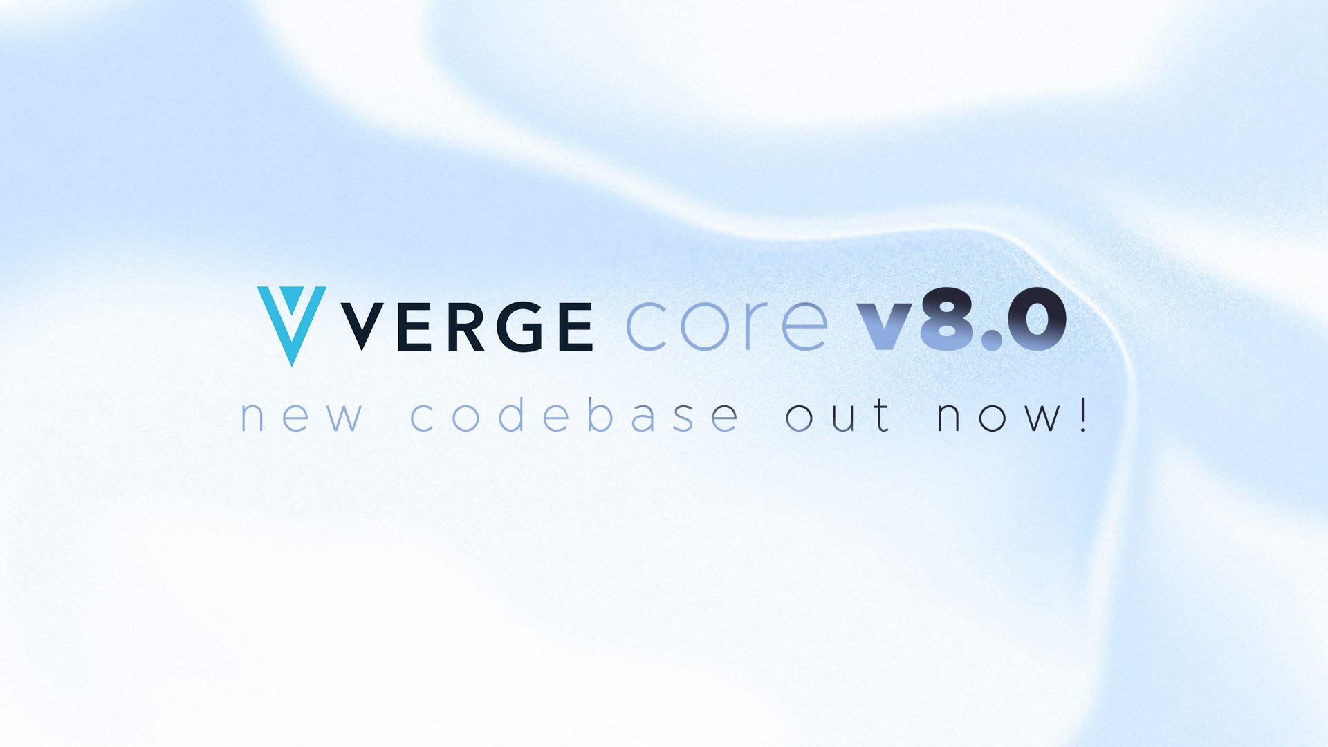 Verge Core v8.0.0 Released
