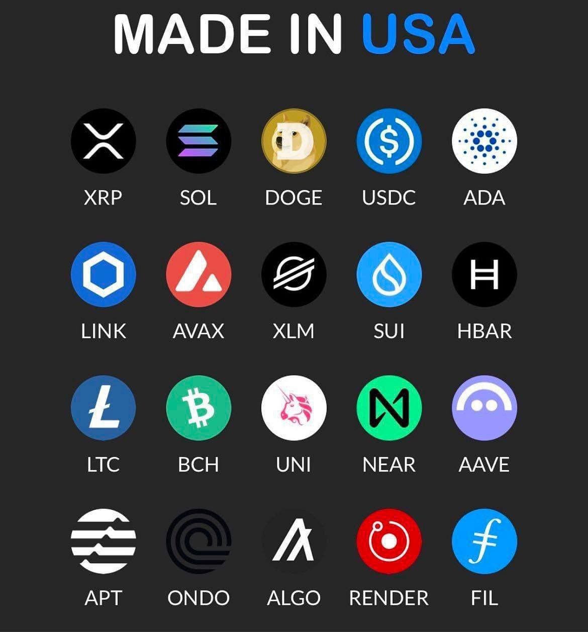#XRP IS THE NUMBER ONE DIGITAL ASSET BY MARKET CAP MADE IN THE USA!