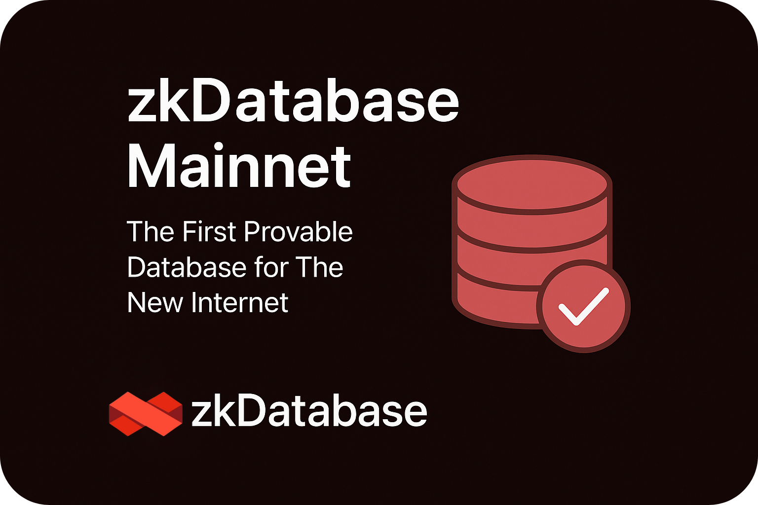 zkDatabase Mainnet: The Era of Verifiable Data Has Begun