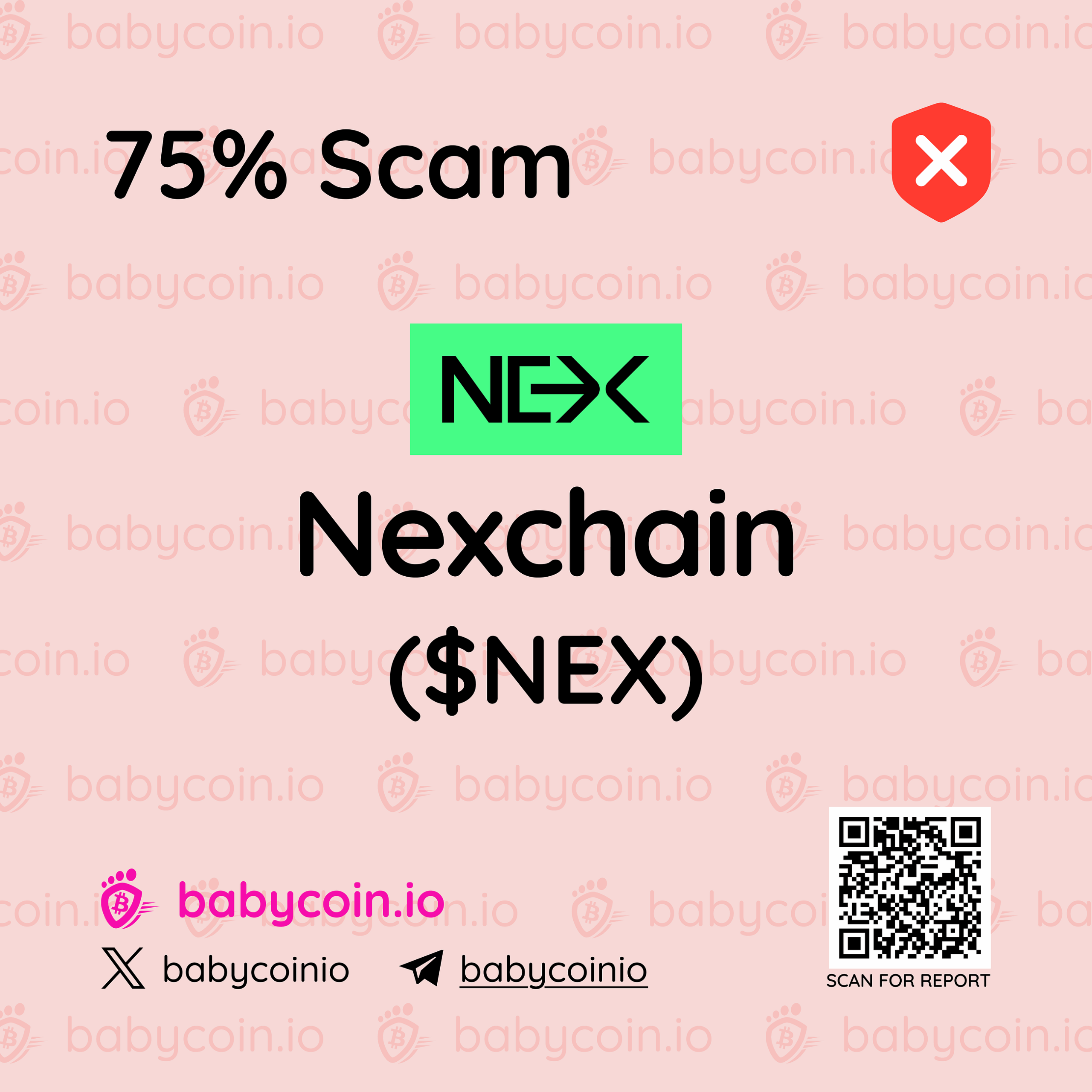75% Scam Score NEXCHAIN $NEX PRESALE REPORT