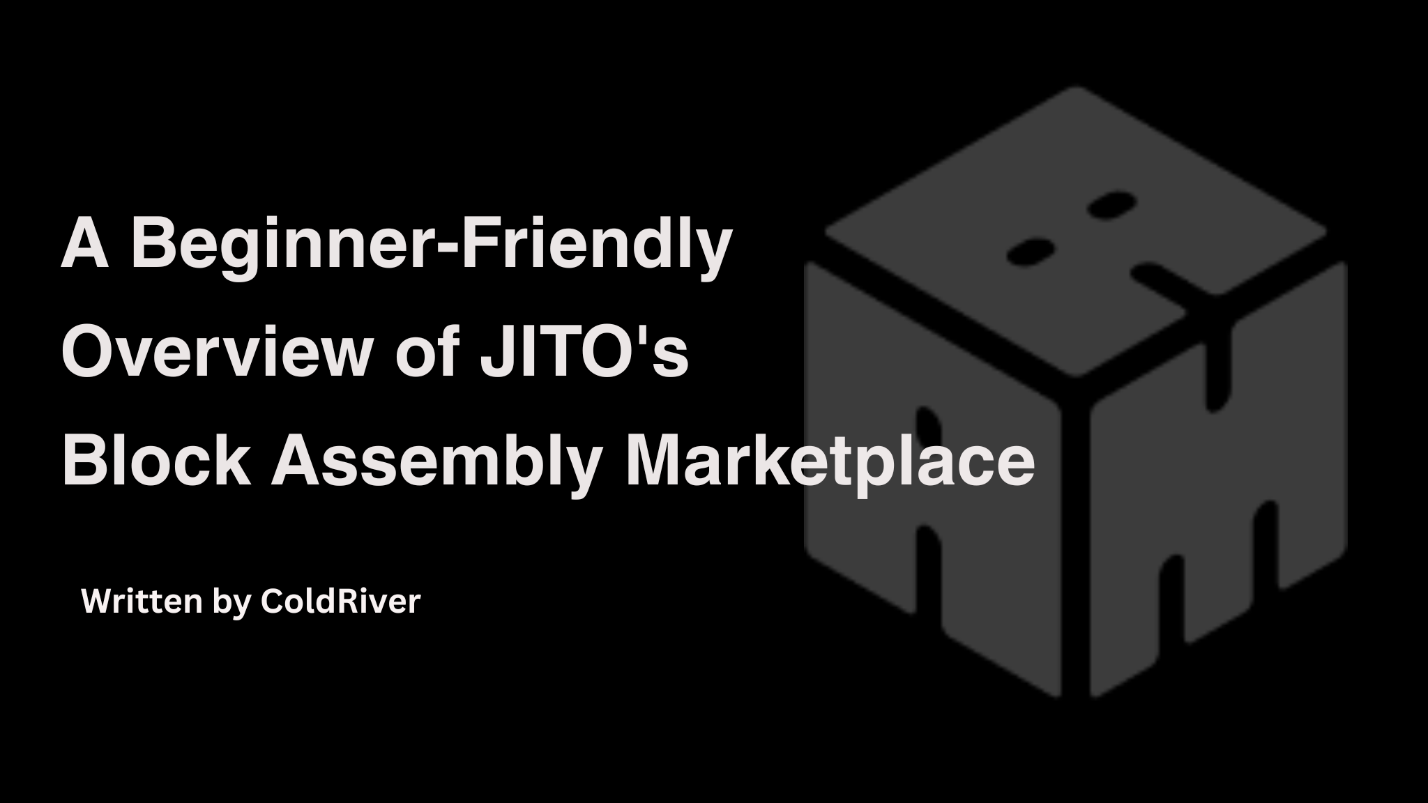 A Beginner-Friendly Overview of Jito’s Block Assembly Marketplace