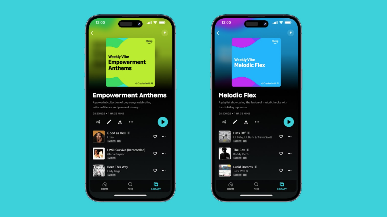 Amazon Music launches AI-powered weekly playlists based on ‘preferences and mood’