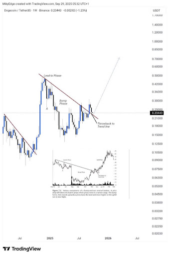 Analyst Forecasts Dogecoin Price To See Face-Melting Rally: The Bullish Pattern That Suggests New Highs