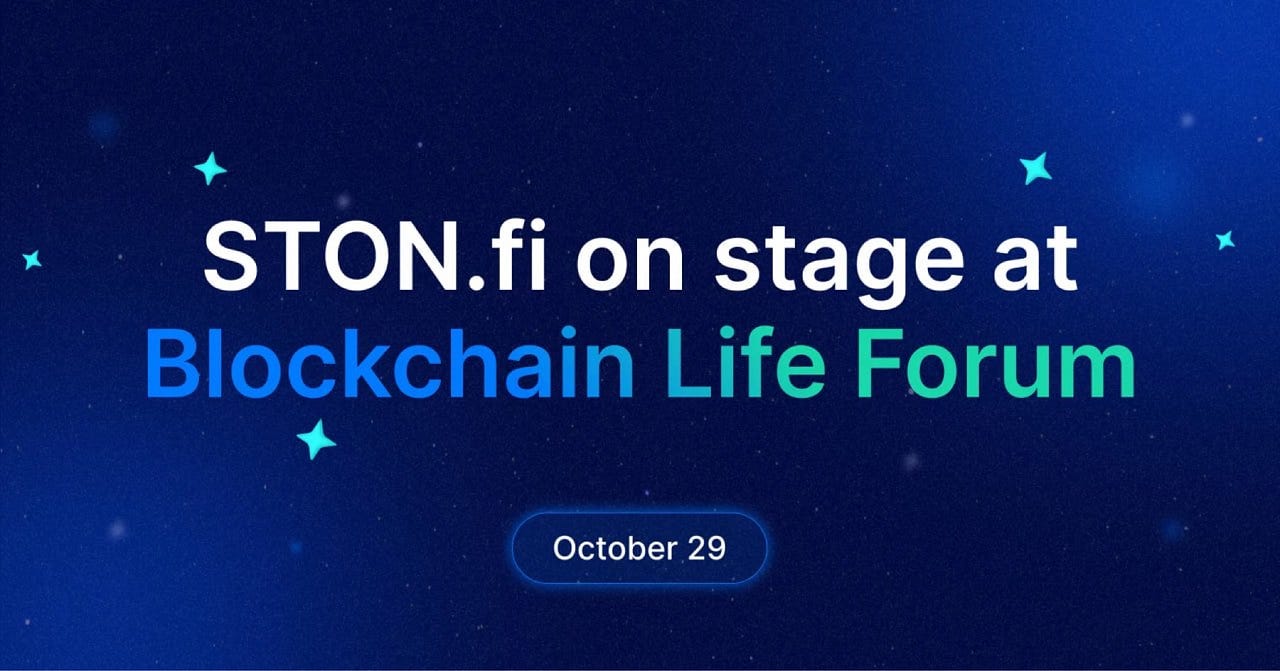 At the Blockchain Life Forum in Dubai, STON.fi