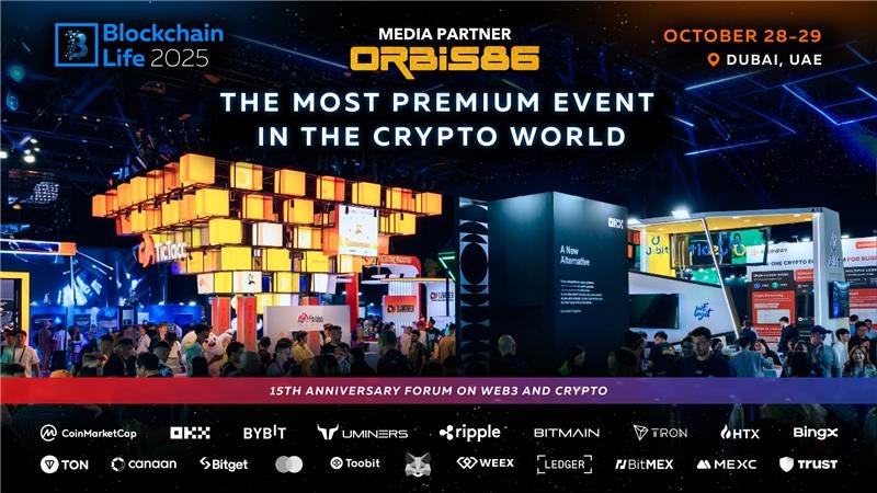 Blockchain Life Forum in Dubai on October 28–29. What to expect from the Crypto Event of the Year?