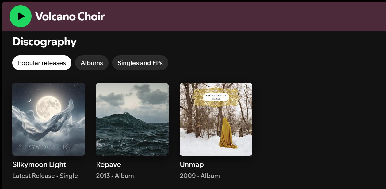 Bon Iver Side Project’s Spotify Page Features an AI Slop Song