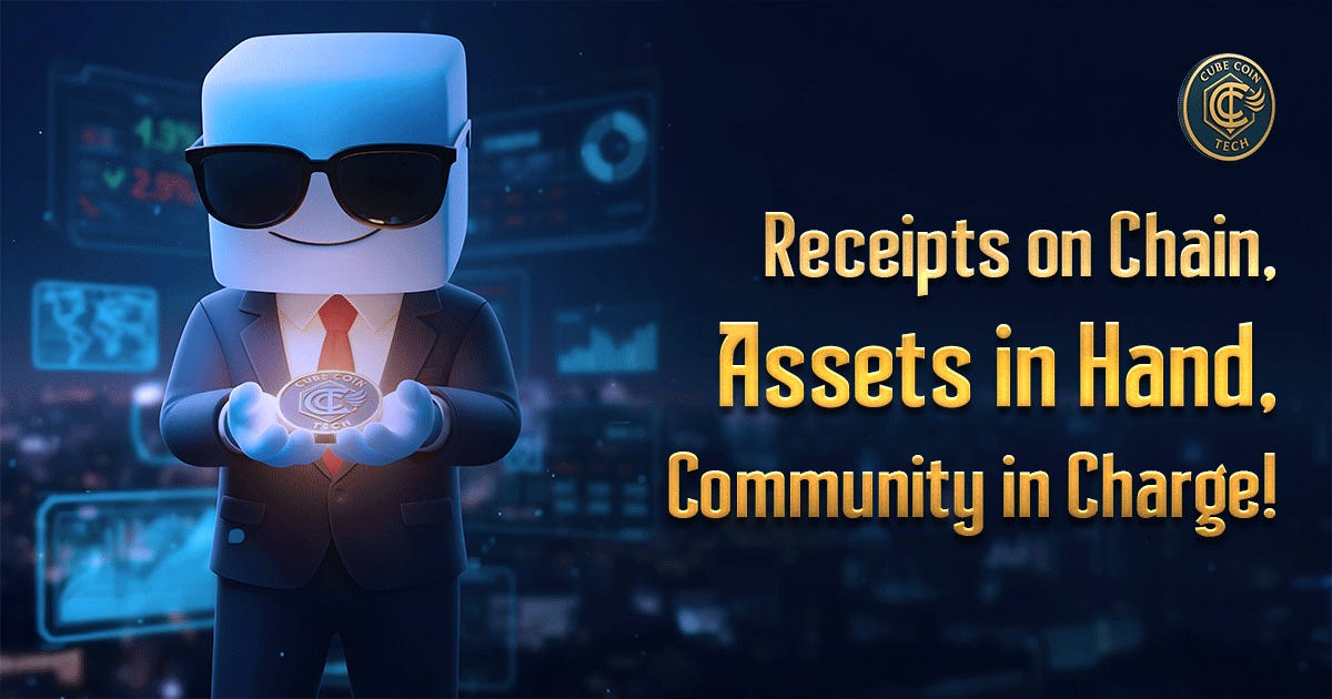 Cube Coin: Real Assets on Chain, Real People in Charge, Real Rewards Ahead!