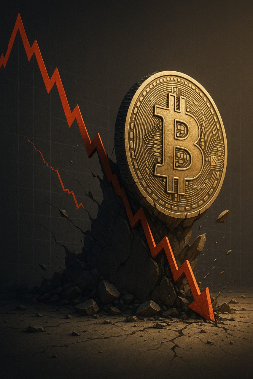 کاهش قیمت بیت‌کوین و پایان فاز صعودی اخیر