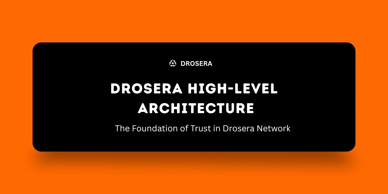 Drosera High-Level Architecture: The Invisible Blueprint of Drosera.