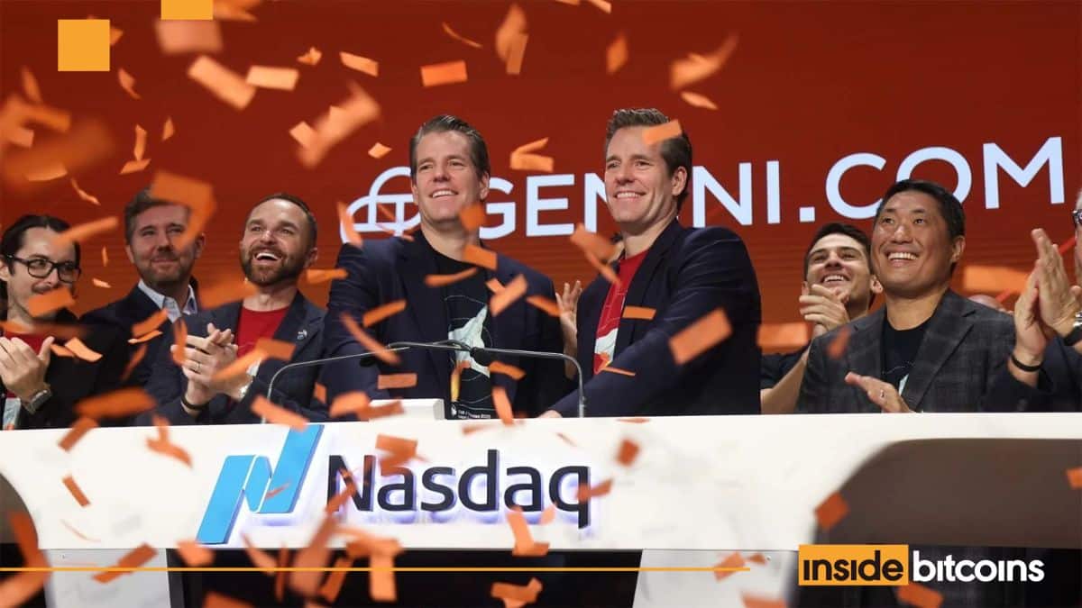 Gemini Surges 14% On Nasdaq Debut, Hitting $3.8B Valuation After Raising $425M